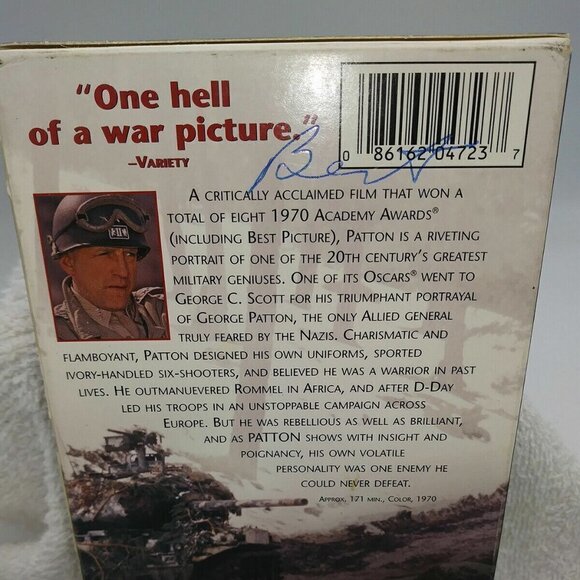 Vintage Patton Movie VHS - George C. Scott Military War 1997 - Picture 4 of 7